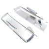 Hogworks Solid Saddlebag Filler Strips in Chrome for Harley® Touring '14-'25