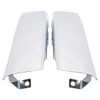 Hogworks Solid Saddlebag Filler Strips in Chrome for Harley® Touring '14-'25