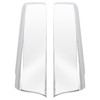 Hogworks Solid Saddlebag Filler Strips in Chrome for Harley® Touring '14-'25