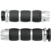 Avon Grips #AIR-93-EX - Excalibur Velvet Air Grips - Chrome