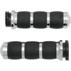 Avon Grips #AIR-93 - 3-Ring Velvet Air Grips - Chrome