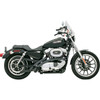 Bassani Xhaust #XL4-FF12CLB - Radial Sweepers Exhaust System - Black - '07-'13 XL