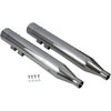 Bassani Xhaust #1F7DNT6 - DNT Straight Can Mufflers for '95-'16 FL - Chrome