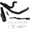 Bassani Xhaust #13322R - 2:1 Exhaust - Black - Megaphone - Short - '91-'05 FXD