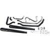 Bassani Xhaust #1F66RB - Down Under Exhaust - Black - Megaphone