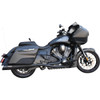 Bassani Xhaust #8H16SB - Exhaust Dual Challenger - Black