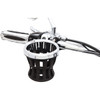 Ciro #50413 - Drink Holder - 7/8"-1" Handlebar Mount - Chrome/Black Clamp