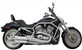Tab Performance #111-1220 - V-ROD Slash Cut Exhaust Pipes (BAFFLED) | Chrome