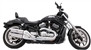 Tab Performance #111-1222 - Night Rod, Street Rod, 10th Anniversary Slash Cut Exhaust Pipes (REMOVABLE BAFFLE) -|Chrome