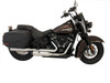 Tab Performance #131-1290-B3-2.25 - Softail Short Tip Compatible Exhaust Pipes | Chrome