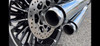 Tab Performance #131-1291-C4-2.25 - Softail Long Tip Compatible Exhaust Pipes | Chrome
