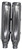Tab Performance #151-1290-B3-1.75 - Sportster XL Tip Compatible Exhaust Pipes | Chrome