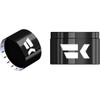 Khrome Werks #500130 - Turbine Grips - Air Cushion - TBW - Black