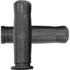 Avon Grips #OLD-69-BLK-FLY - Old School Rubber Grips - Throttle-By-Wire - Black