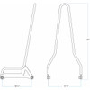 Biltwell #5003-501 - EXFIL Sissy Bar - FXD - Chrome