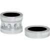 Covingtons #C0015-C - Axle Spacers - Dimpled - Chrome - with ABS - Pair