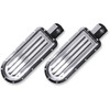 Covingtons #C1243-C - Rear Pegs - Dimpled - Chrome