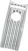 Dash Insert - Finned - Chrome