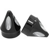 Avon Grips #AXL-SPK-ANO - Front Axle Nut Cover - Black - Spike - 1"