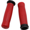 Avon Grips #OLD-69-RED-FLY - Old School Rubber Grips - Throttle-By-Wire - Red