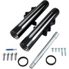 Arlen Ness #40-512 - Fork Legs - Black Anodized - Deep Cut - Dual Disc
