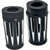 Arlen Ness #20-014 - Fork Boot Covers - Black Anodized - Deep Cut - FLHTD