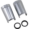 Arlen Ness #20-041 - Fat Tire Fork Boot Cover - Chrome - Smooth