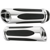 Arlen Ness #07-050 - Deep Cut Comfort Series Grips - Cable - Chrome