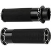 Arlen Ness #07-329 - Beveled Grips - TBW - Black