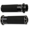 Arlen Ness #07-331 - Beveled Grips - Cable - Black