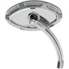 Arlen Ness #13-133 - Mirror - Beveled - Side View - Short - Cat Eye - Chrome - Right