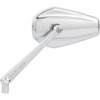 Arlen Ness #13-159 - Mirror - Mini/Stocker - Side View - Hexagon - Chrome - Right
