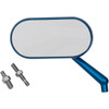 Arlen Ness #13-174 - Mirror - Side View - Oval - Blue - Left