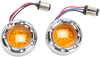 LED Light Kit for Factory Turn Signal Housing - Amber/White - Chrome