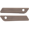 Arlen Ness #03-617 - Saddlebag Latch Covers - Titanium