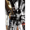 Klock Werks #KWS-01-0010-B - Axle Cap - Lower Fork Leg - Black
