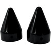 LA Choppers #LA-7811-00B - Axle Caps - Spike - Black - Pair