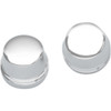 Drag Specialties - Axle Caps - Chrome - Front - Pair
