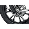 Drag Specialties - Axle Caps - Chrome - Front - Pair
