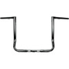 LA Choppers #LA-7361-14 - 1-1/4" Twin Peaks Touring Handlebar - 14" - Chrome