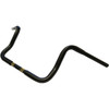 LA Choppers #LA-7321-10M - 1-1/4" Touring Ape Hanger Handlebar - 10" - Flat Black