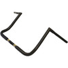 LA Choppers #LA-7361-14M - 1-1/4" Twin Peaks Touring Handlebar - 14" - Flat Black