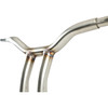 LA Choppers #LA-7338-10SS - Kage Fighter Welded Bent-Riser Handlebar - One Piece - 10" - Stainless Steel