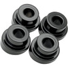 LA Choppers #LA-7400-10B - Angled Handlebar Riser Bushing Kit - 10° - Black
