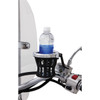 Ciro #50420 - Drink Holder - Mirror Stem Mount - Chrome/Black