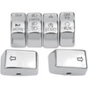 Drag Specialties - Switch Cap Kit - Chrome