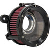 Trask #TM-1021GBK - Assault Charge High-Flow Air Cleaner - Gloss Black