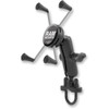 RAM Mounts #RAMB149Z-UN10U - Handlebar Rail Mount with U-Bolt Base and Universal X-Grip® Cradle - Large