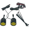 Custom Dynamics #PB-FOG-BCM-YB - Fog Light - Black - Yellow Lens