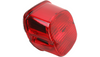 Drag Specialties #12-0411D - Taillight Lens - Bottom Tag Window - Red